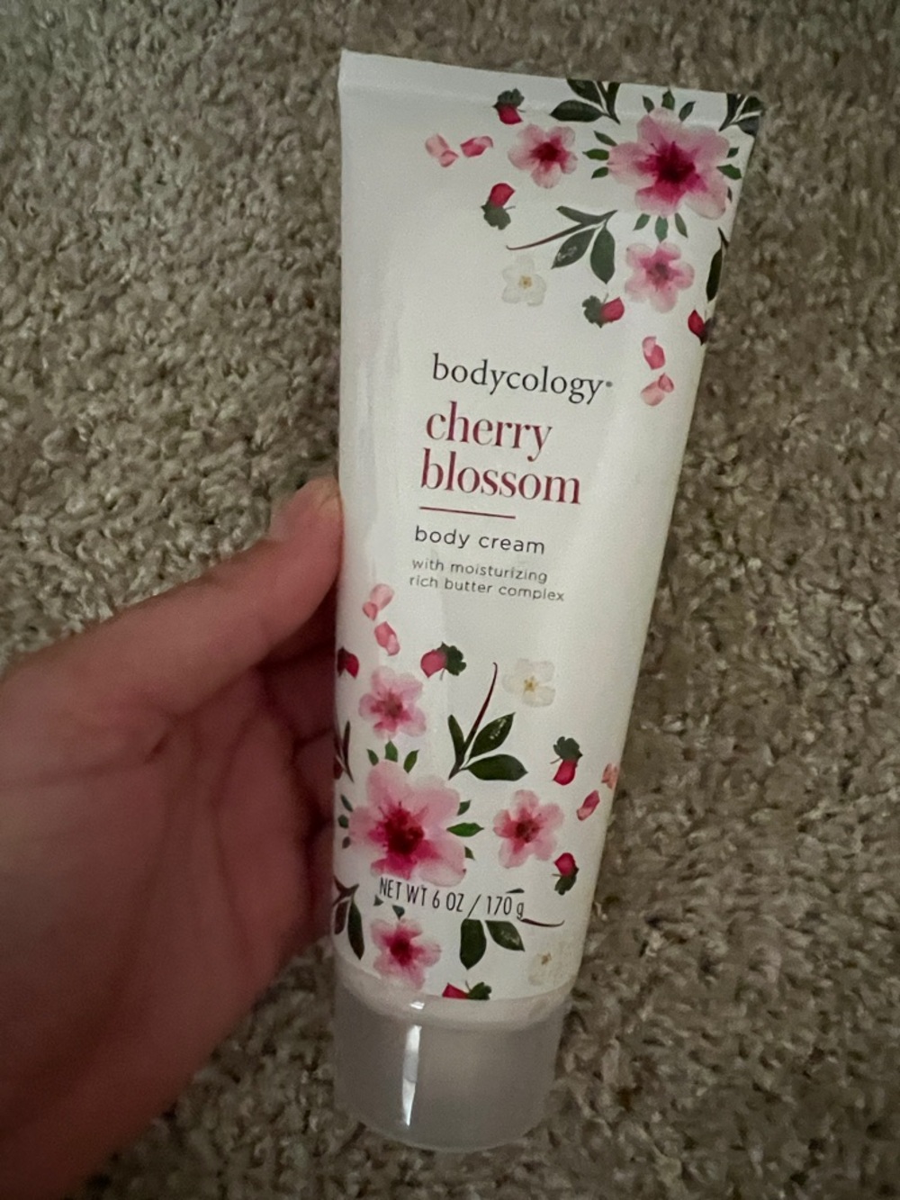 Cherry Blossom Body Cream - Pink Floral Scented Moisturizer